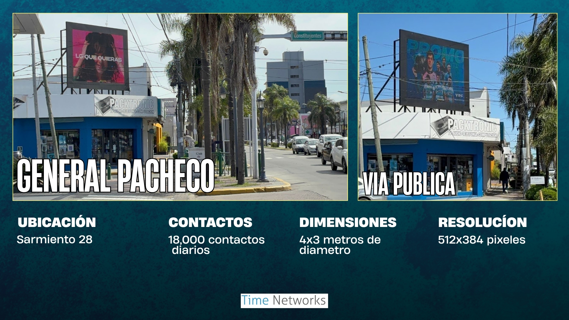 Pantalla General Pacheco