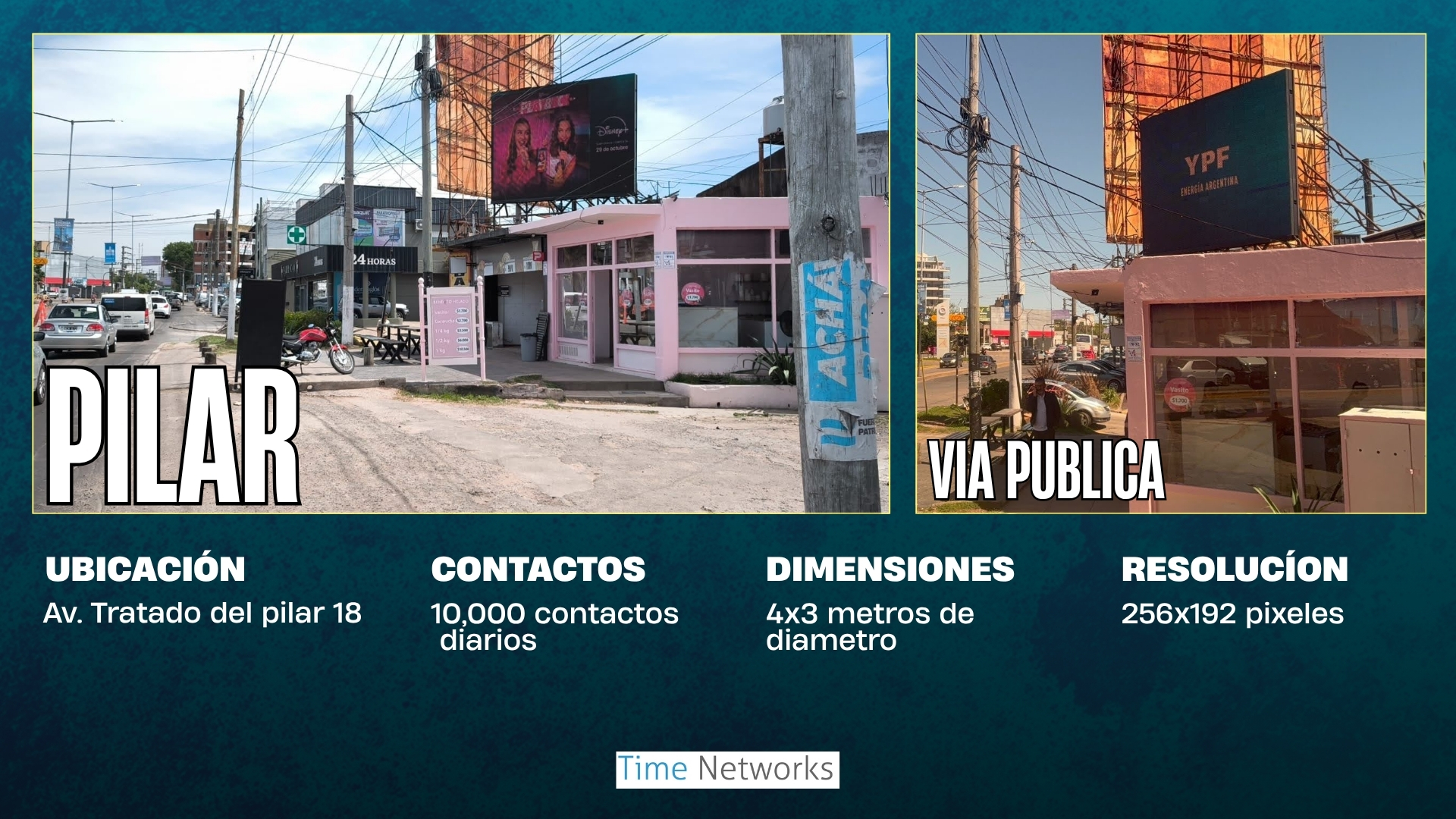 Pantalla Pilar Centro